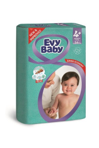Подгузники Evy Baby Maxi+ Jumbo №4+ (9-20 кг) 54 шт.